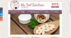 Desktop Screenshot of mydietsolutions.com